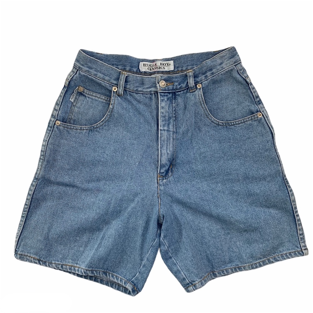 Vintage Bugle Boy Women's Mom Jean Shorts Classic